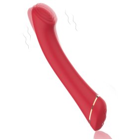 Flattened Tip G spot Vibrator - Red