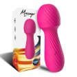 Genie Mini Wand Massager - Rose