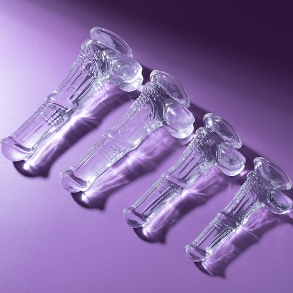 Clear Horse Dildos with Suction Cup