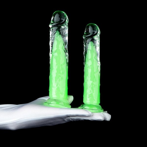 No Ball Jelly Dildo With Colors Core