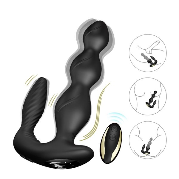 Maxfun Vibration Anal Beads In Black