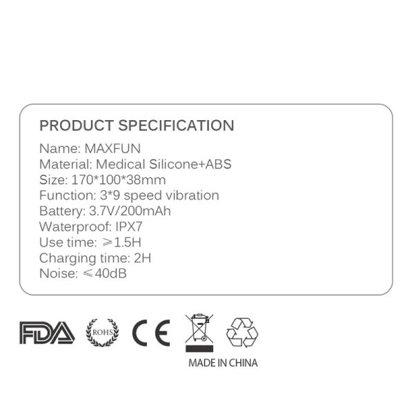 Maxfun Vibration Anal Beads In Black