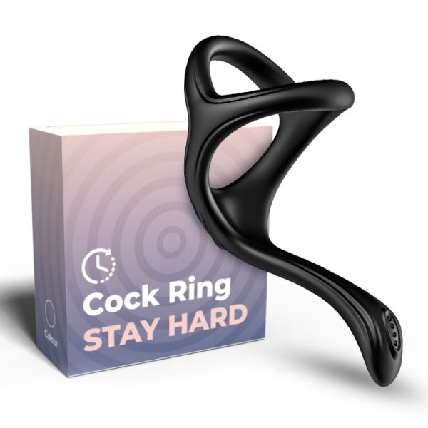 Silicone Triangle Penis Ring with Teasing Tail