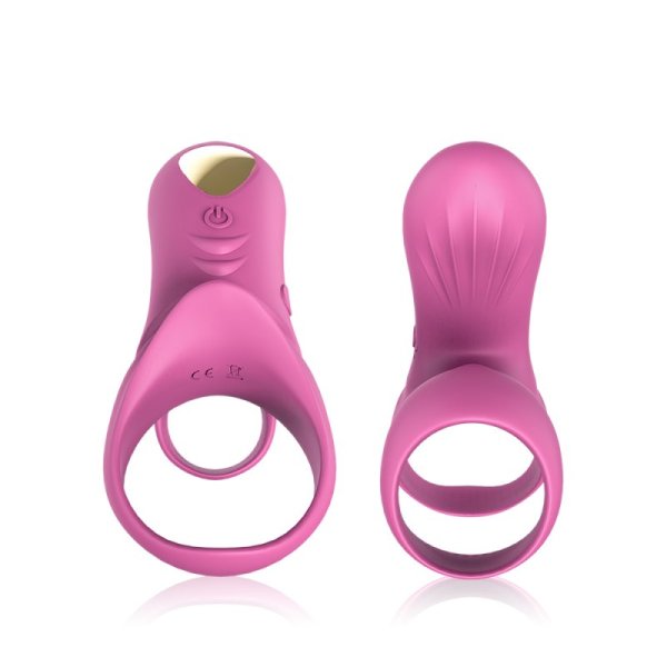 Ranger Silicone Double Cockrings - Pink