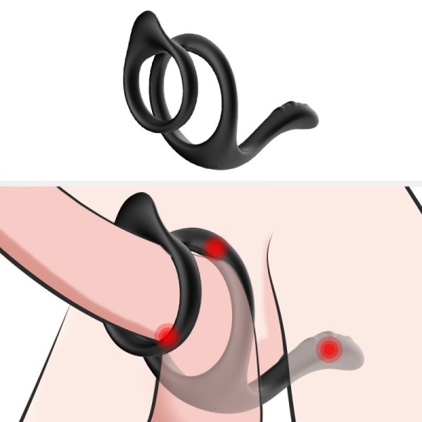 Tail Silicone Cock Ring