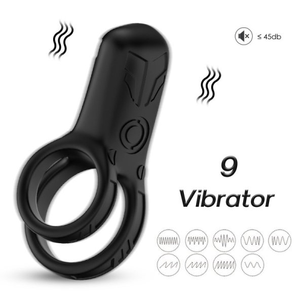 Silicone Longer Harder Stronger Dual Ring