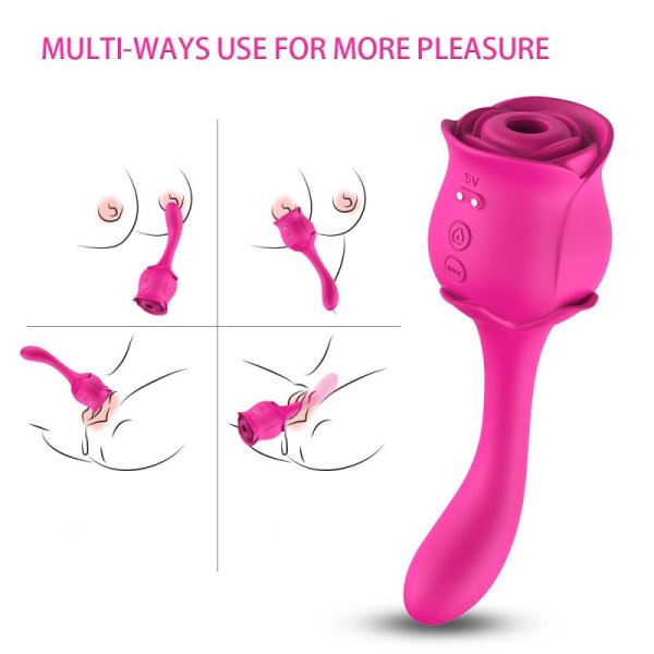 Roselover Rose Sucker Vibrator - Rose