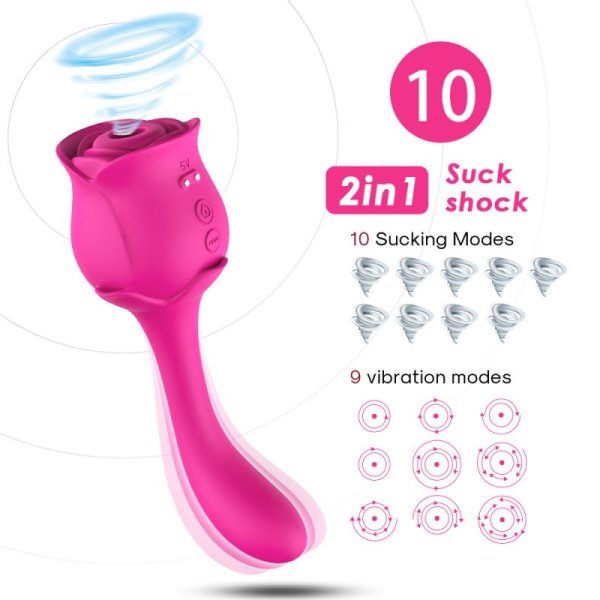 Roselover Rose Sucker Vibrator - Rose