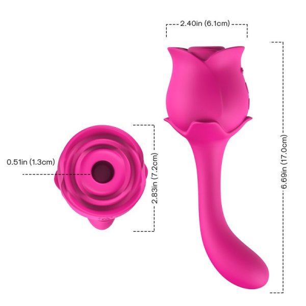 Roselover Rose Sucker Vibrator - Rose