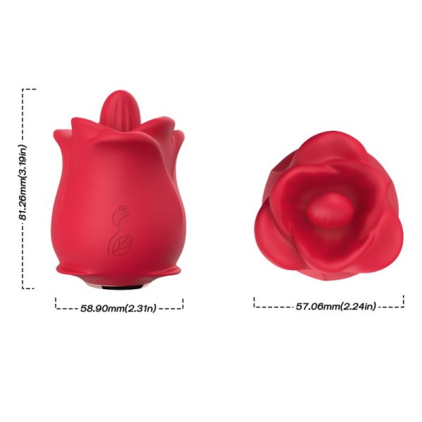 Rose Tongue Licking Vibrator