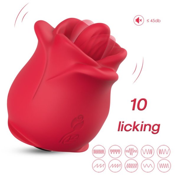 Rose Tongue Licking Vibrator