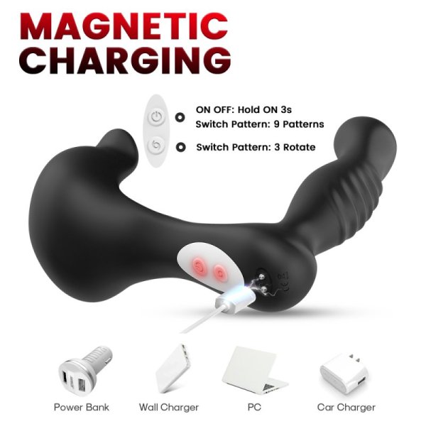 Cock Ring 9 Vibration Prostate Massager