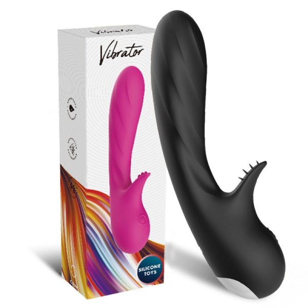 Romance G spot Rabbit Vibrator - Black