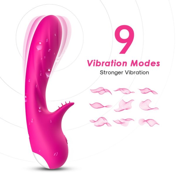 Romance G spot Rabbit Vibrator - Rose
