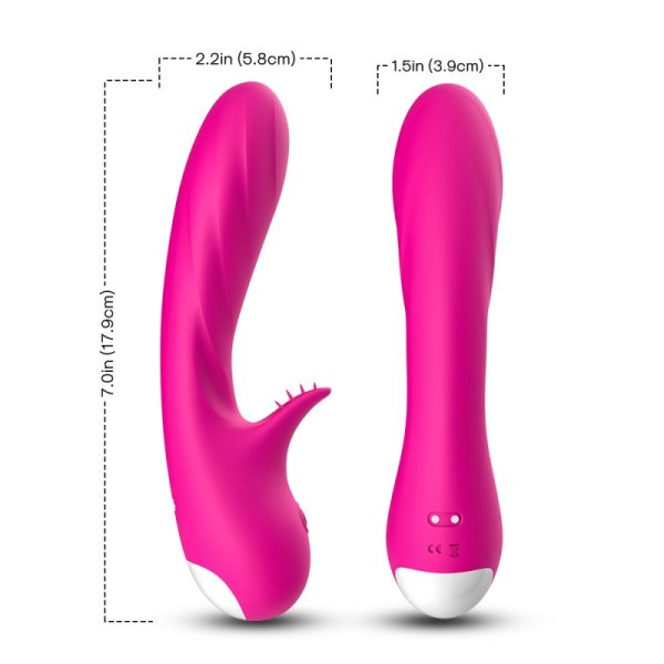Romance G spot Rabbit Vibrator - Rose