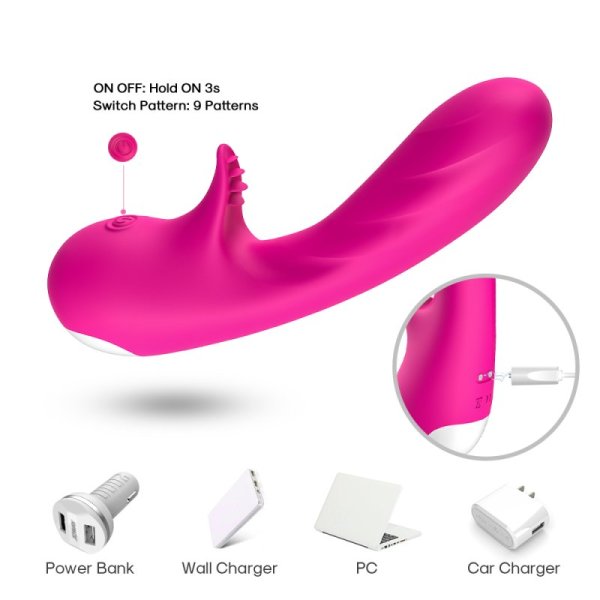 Romance G spot Rabbit Vibrator - Rose