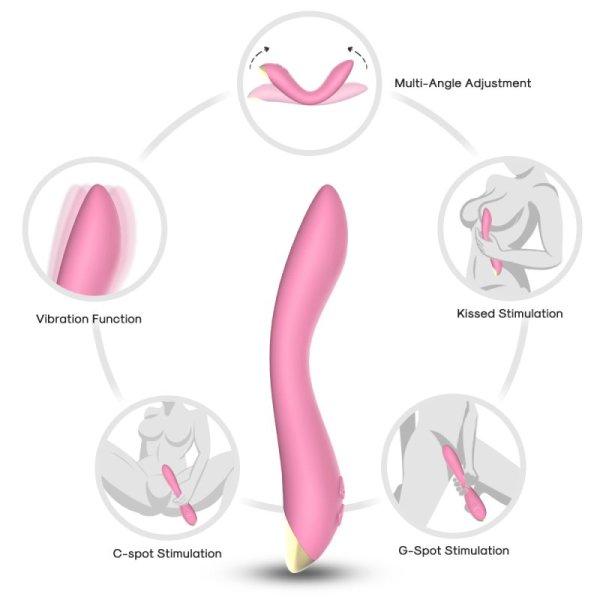 Flamingo G-spot Vibrator - Pink