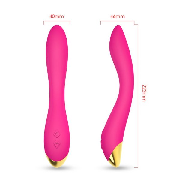 Flamingo G-spot Vibrator - Rose