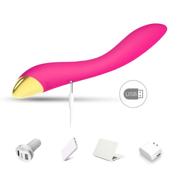 Flamingo G-spot Vibrator - Rose