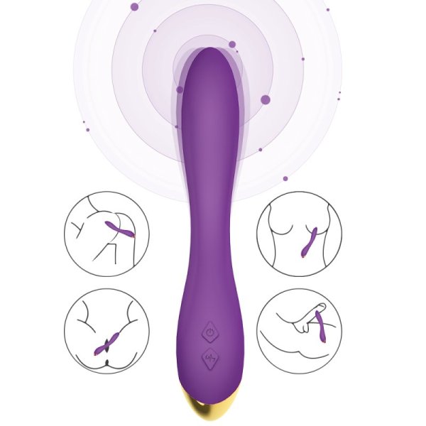 Flamingo G-spot Vibrator - Purple