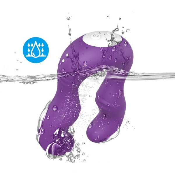 Seraph Lesbian Massager Dual Head Vibrator - Purple