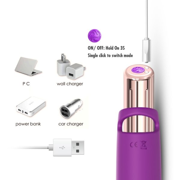 Aurora Finger Vibrator-Purple