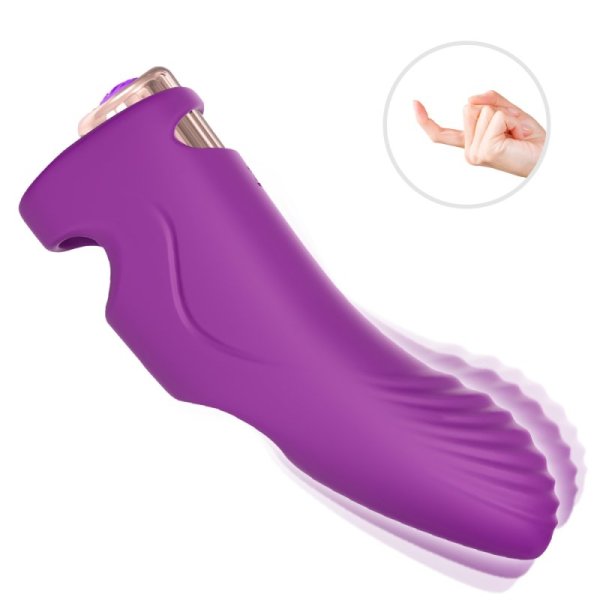 Aurora Finger Vibrator-Purple