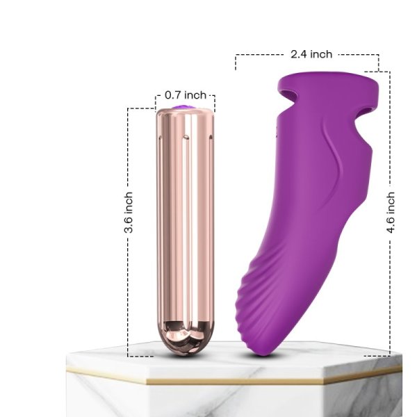 Aurora Finger Vibrator-Purple