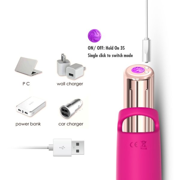 Aurora Finger Vibrator-Rose
