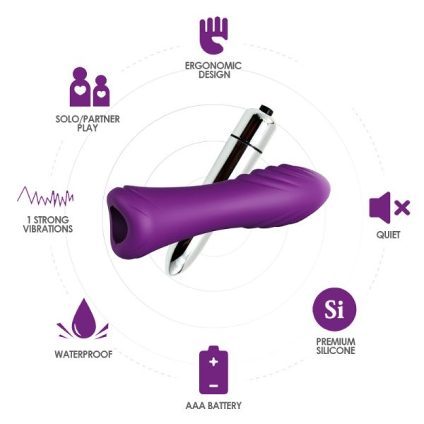 Clitoris Stimulation Vibrator - Purple