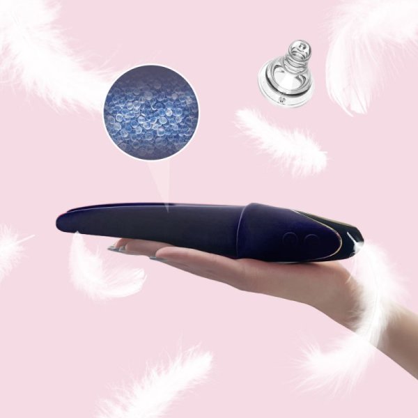 Gina G-Spot & Clit Flickering Tongue Vibe-Navy