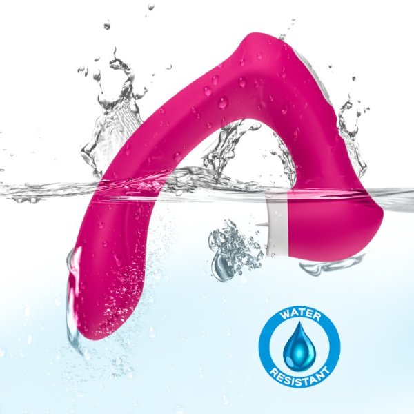 Clit Licking G-spot Vibrator - Rose