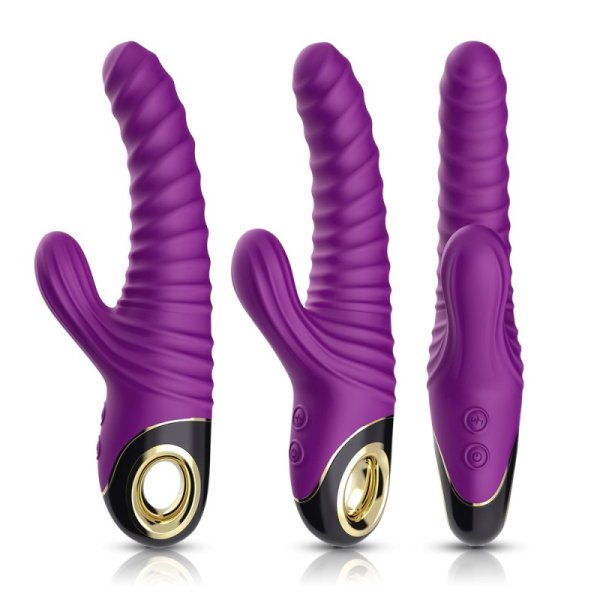 Eternity Silicone Rabbit Vibrator - Purple