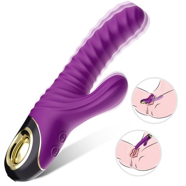 Eternity Silicone Rabbit Vibrator - Purple