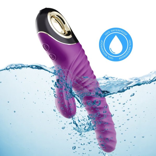 Eternity Silicone Rabbit Vibrator - Purple