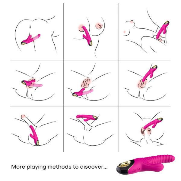 Eternity Silicone Rabbit Vibrator - Rose