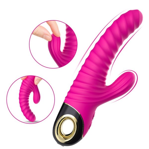 Eternity Silicone Rabbit Vibrator - Rose