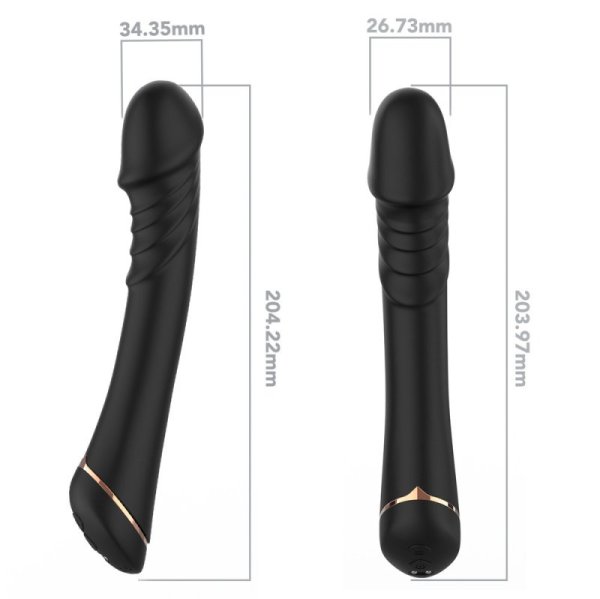Realistic G-spot Dildo - Black