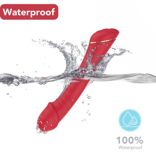 Realistic G-spot Dildo - Red