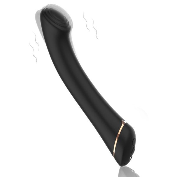 Flattened Tip G spot Vibrator - Black
