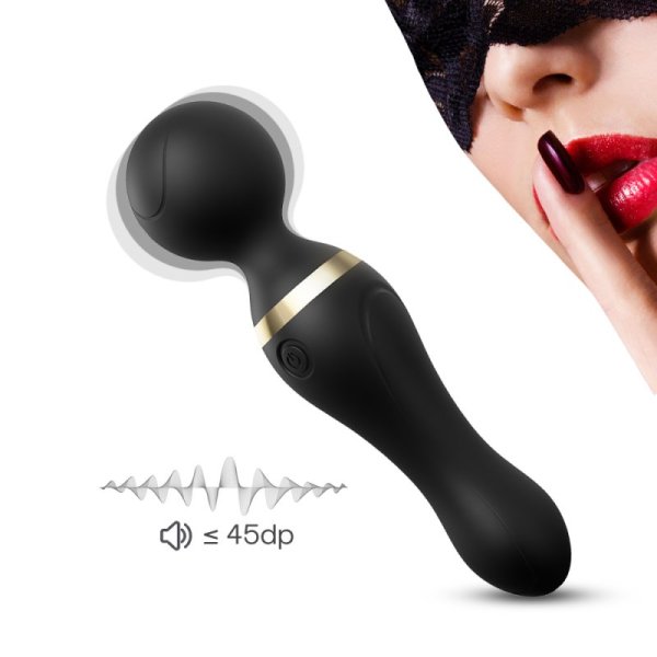 Freeza Magic Wand Massager Vibrator - Black