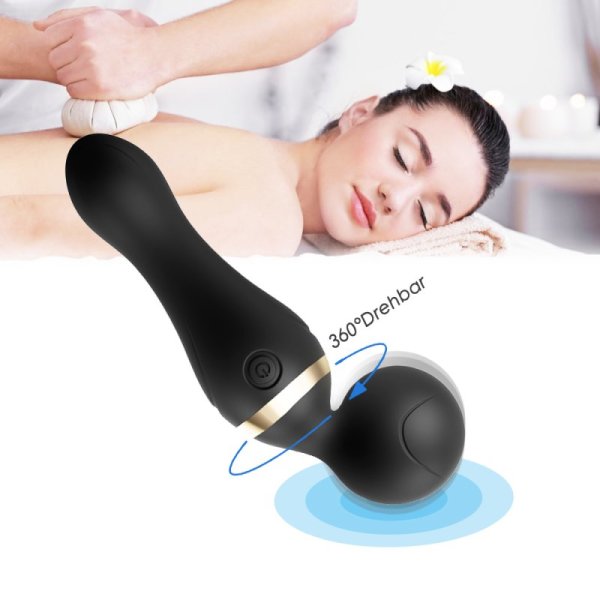Freeza Magic Wand Massager Vibrator - Black