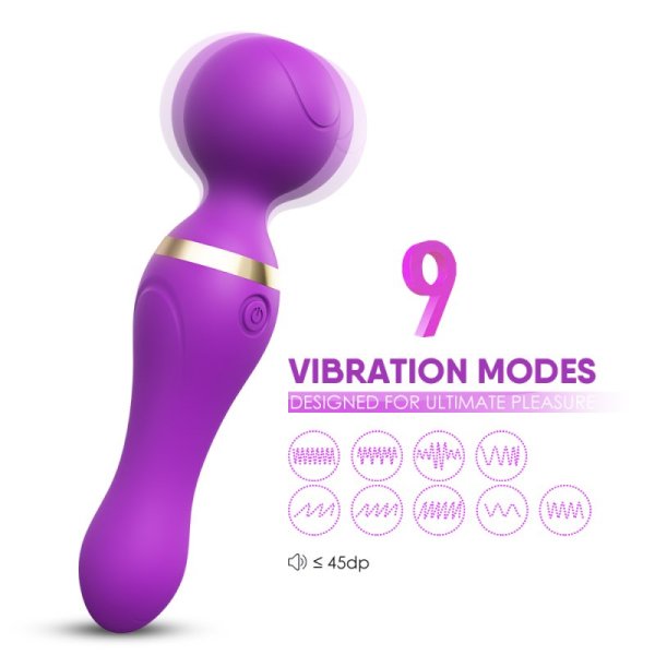 Freeza Magic Wand Massager Vibrator - Purple