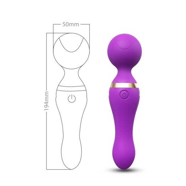 Freeza Magic Wand Massager Vibrator - Purple