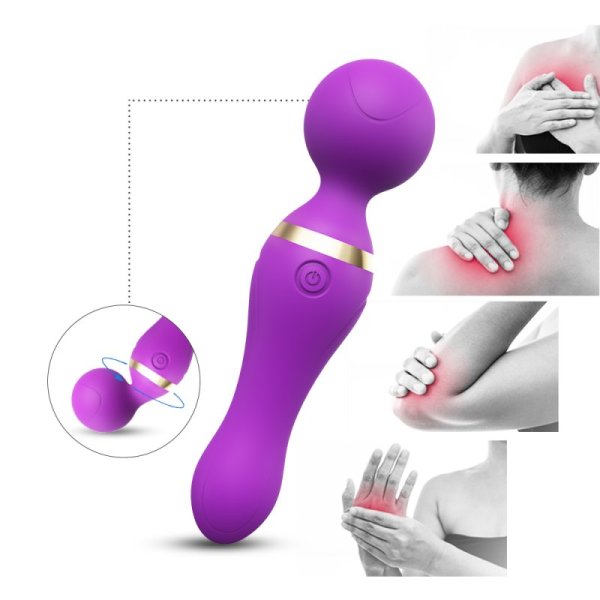 Freeza Magic Wand Massager Vibrator - Purple