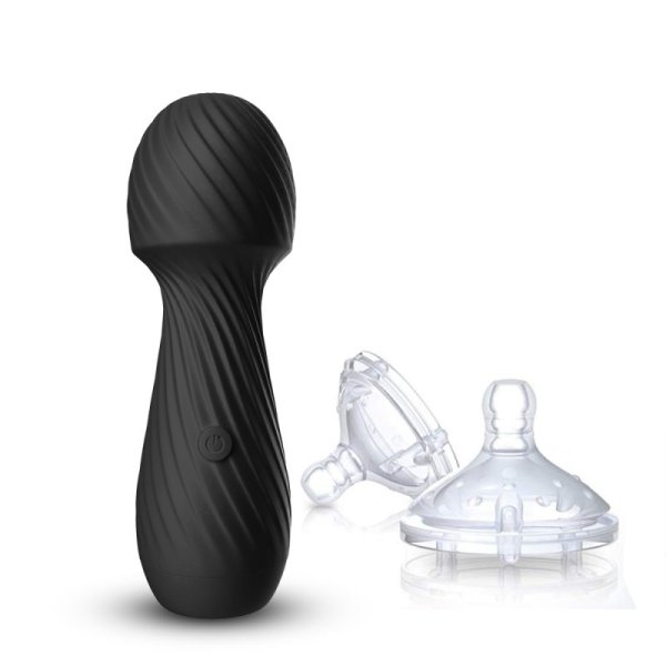 Genie Mini Wand Massager - Black