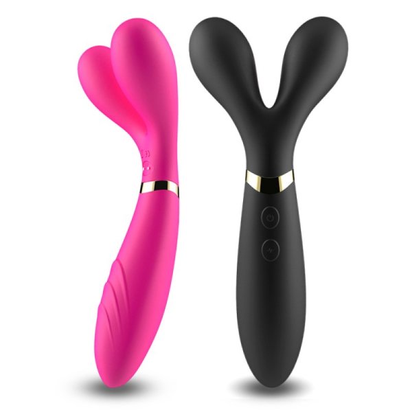 Three Motor Y Shape Vibration AV Wand - Black