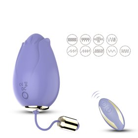 Mandala Remote Control Clitoris Vibrator In Purple