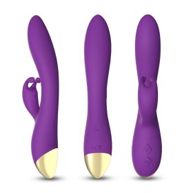 Bonnie Rabbit Vibrator with 360 Flexible Head - Purple