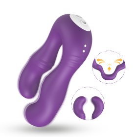 Seraph Lesbian Massager Dual Head Vibrator - Purple